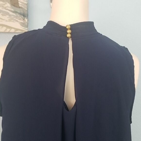 Blue chiffon top  - Picture 4 of 10
